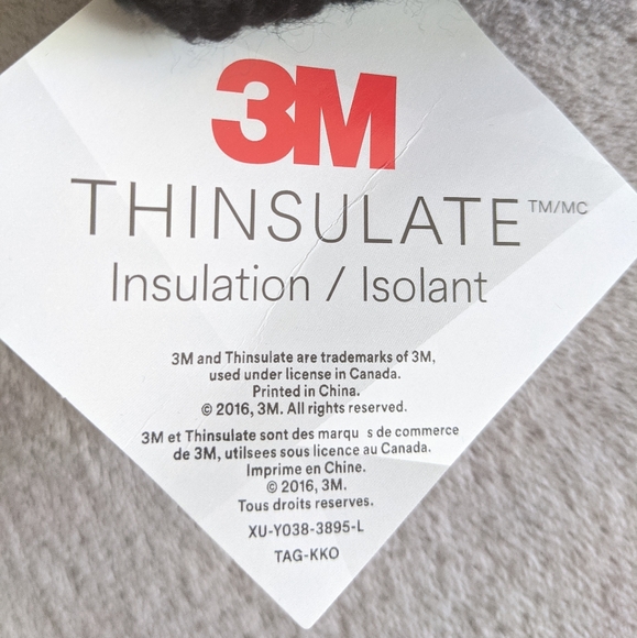 3M Thinsulate Black Knit Mitts - Picture 3 of 3